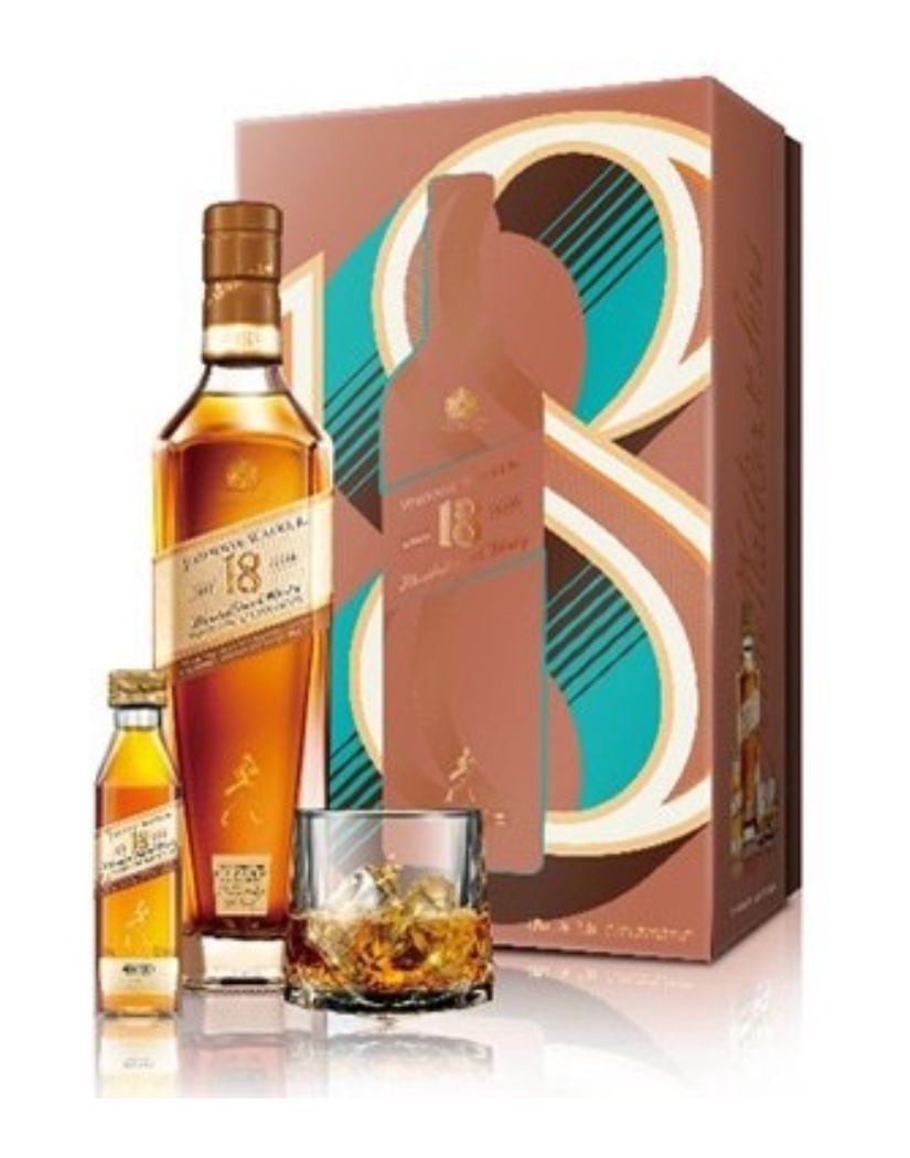 約翰走路Johnnie Walker18年 威士忌禮盒(2023)