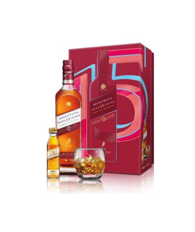 約翰走路Johnnie Walker15年雪莉桶風味 威士忌禮盒(2023)
